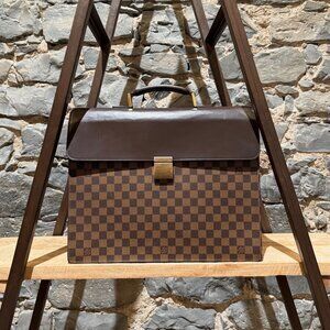Louis Vuitton Vintage 1998 Damier Ebene Altona GM Business Bag